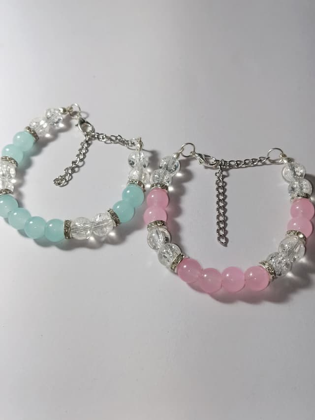 Pastel candy bracelets