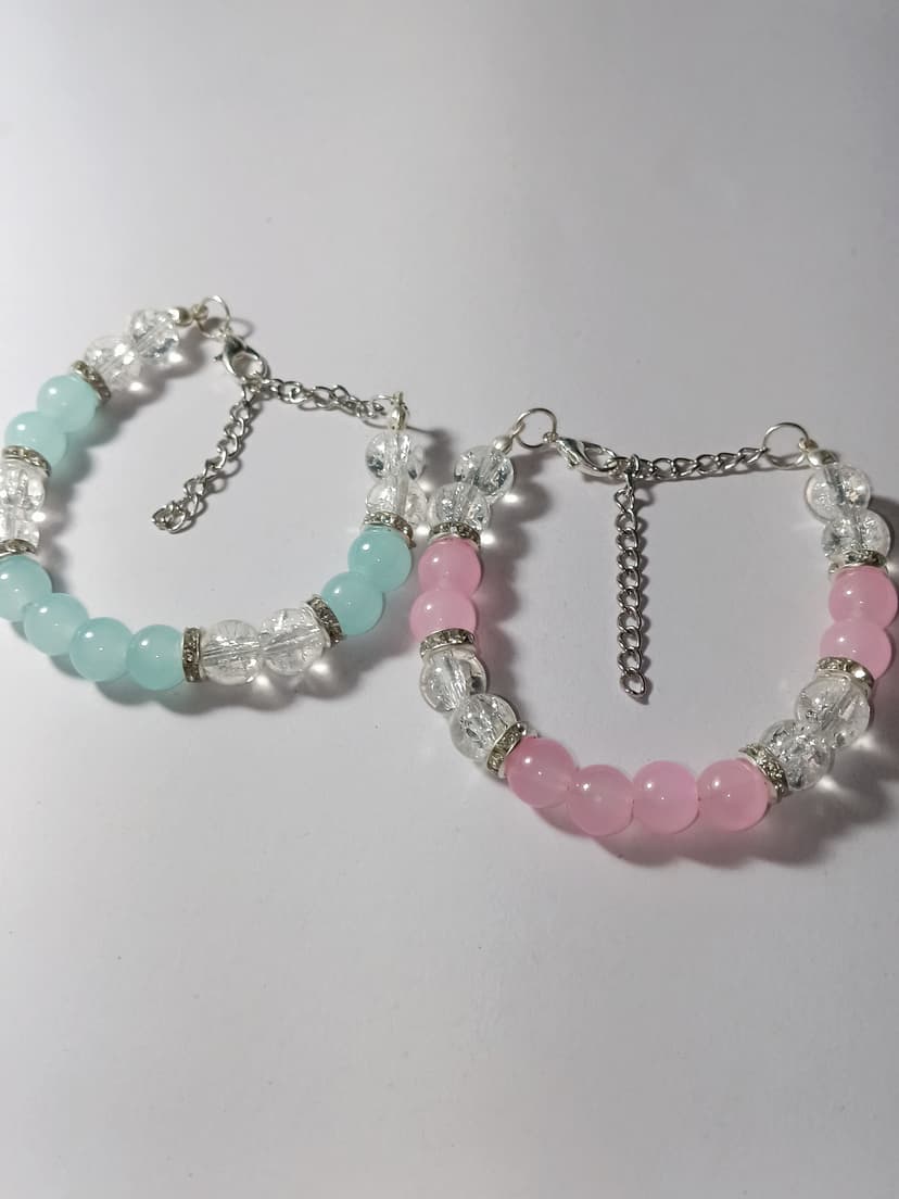 Pastel candy bracelets