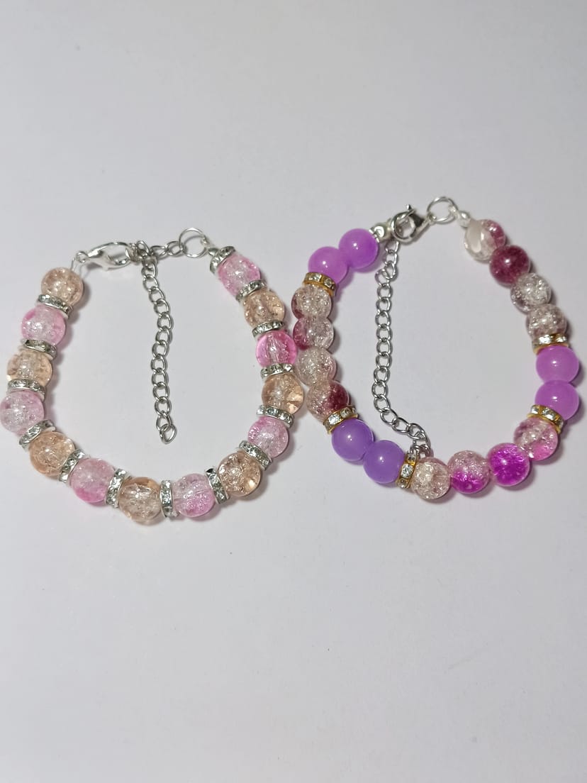 Multicolor crackle bracelet - Image 1